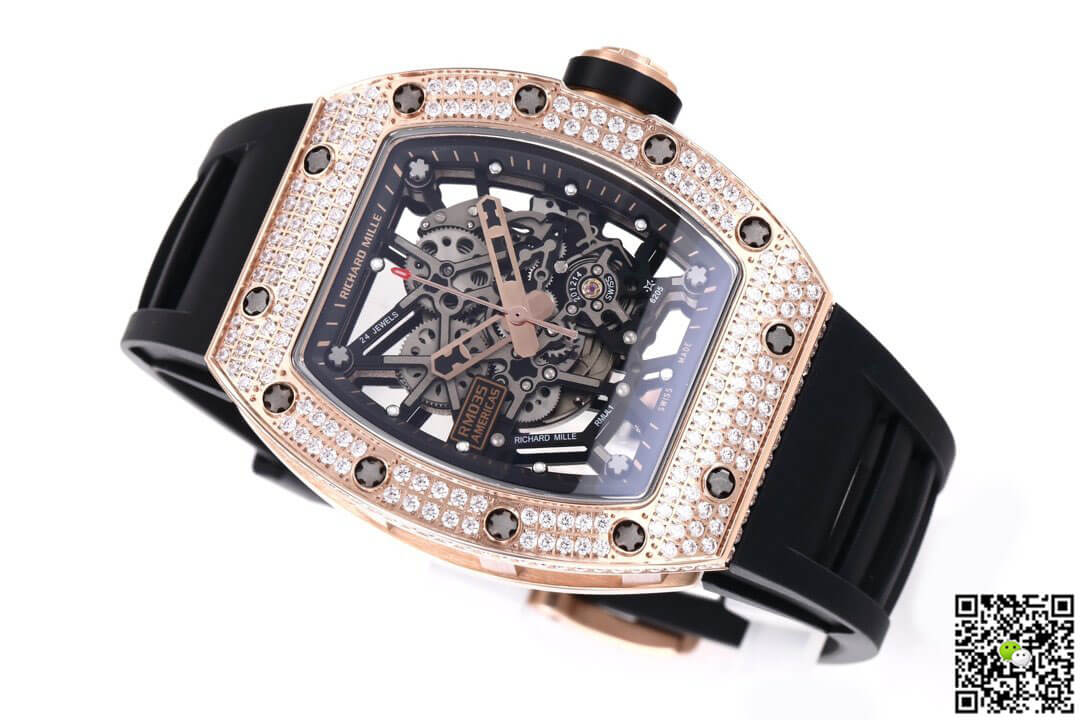 Richard Mille RM035 Americas KV Factory Diamond Skeleton Dial