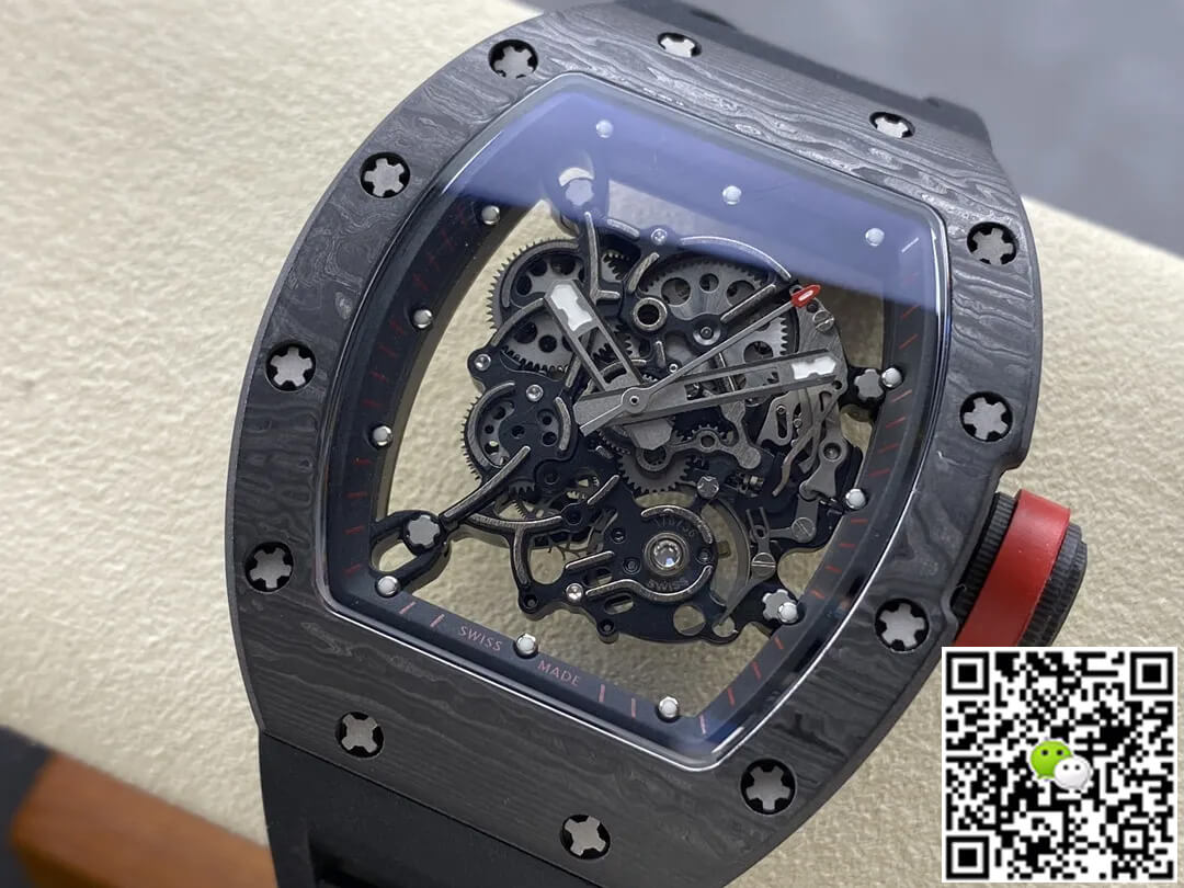 Richard Mille RM-055 BBR Factory Carbon Fiber Black Case
