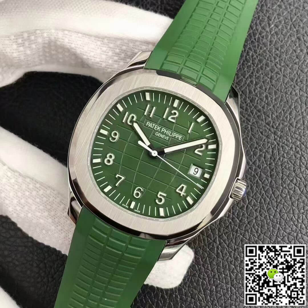 Patek Philippe Aquanaut 5168G 3K Factory Green Strap