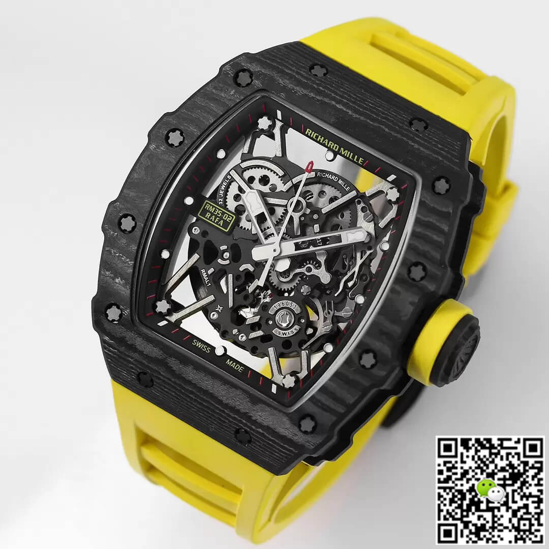 Richard Mille RM35-02 BBR Factory Yellow Strap