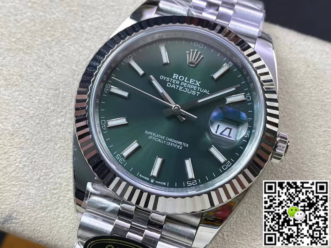 Rolex Datejust M126334-0027 Clean Factory Mint Green Dial