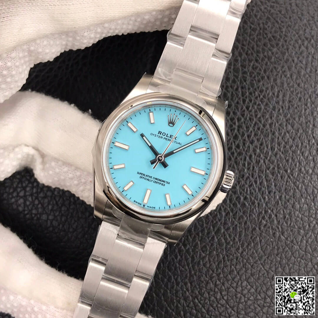 Rolex Oyster Perpetual M277200-0007 31MM EW Factory Turquoise Blue Dial
