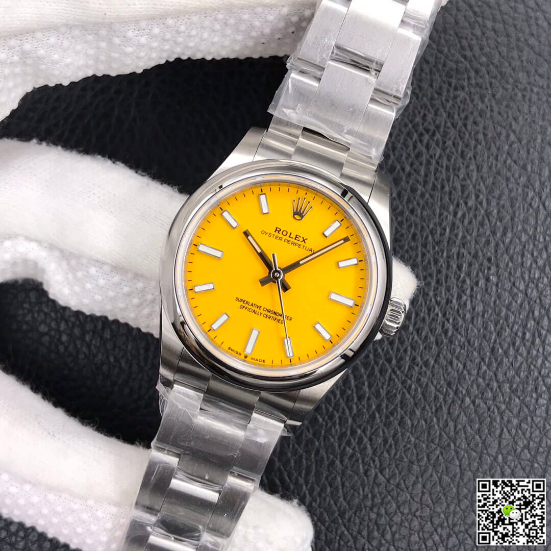 Rolex Oyster Perpetual M277200-0005 31MM EW Factory Yellow Dial