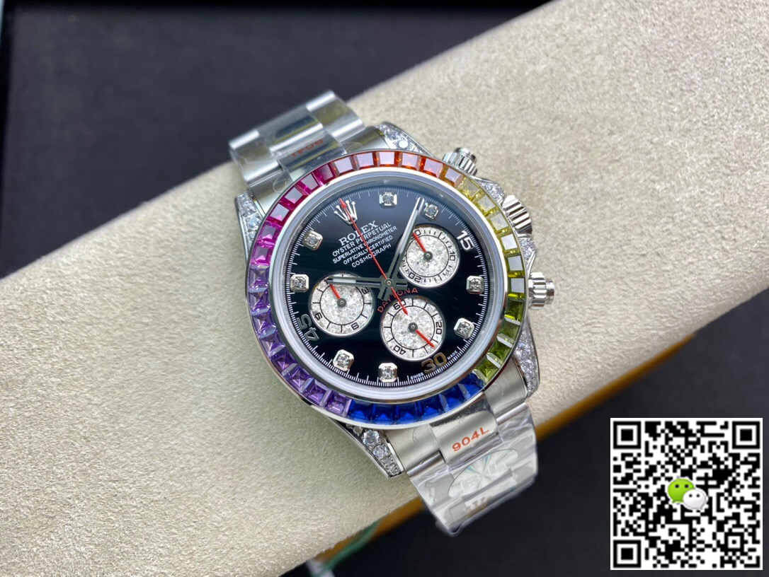 Rolex Daytona Cosmograph 116599 RBOW JH Factory Diamond-set Dial