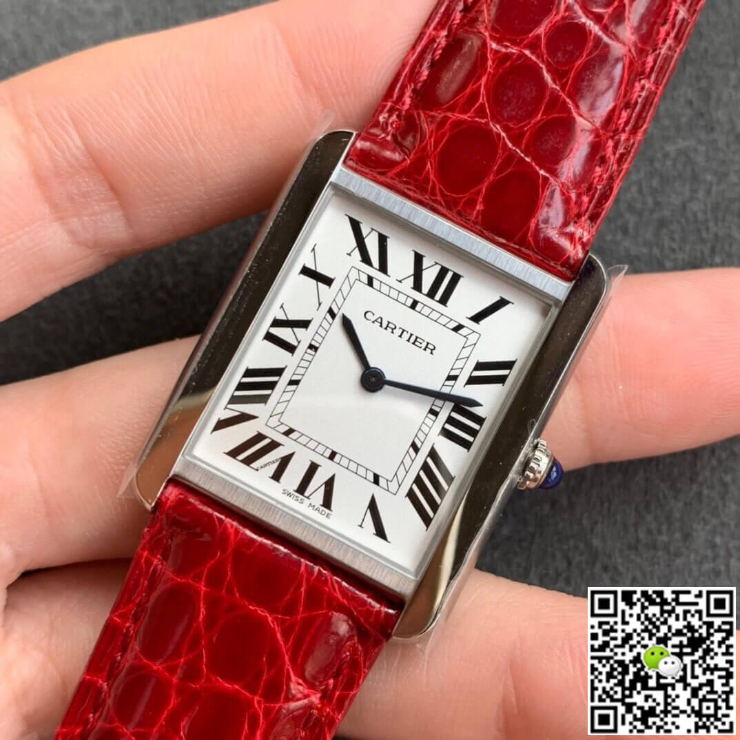 Cartier Tank W5200005 K11 Factory White Dial