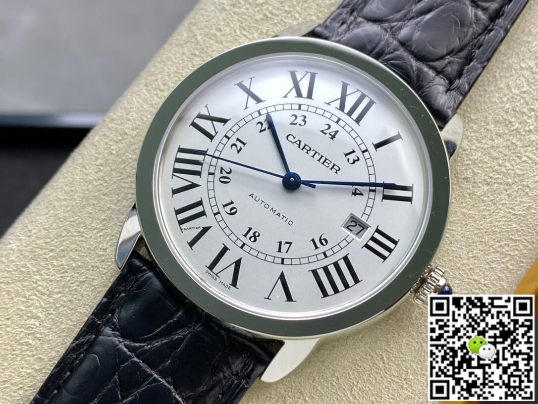 RONDE DE CARTIER W6701010 AF Factory Leather Strap