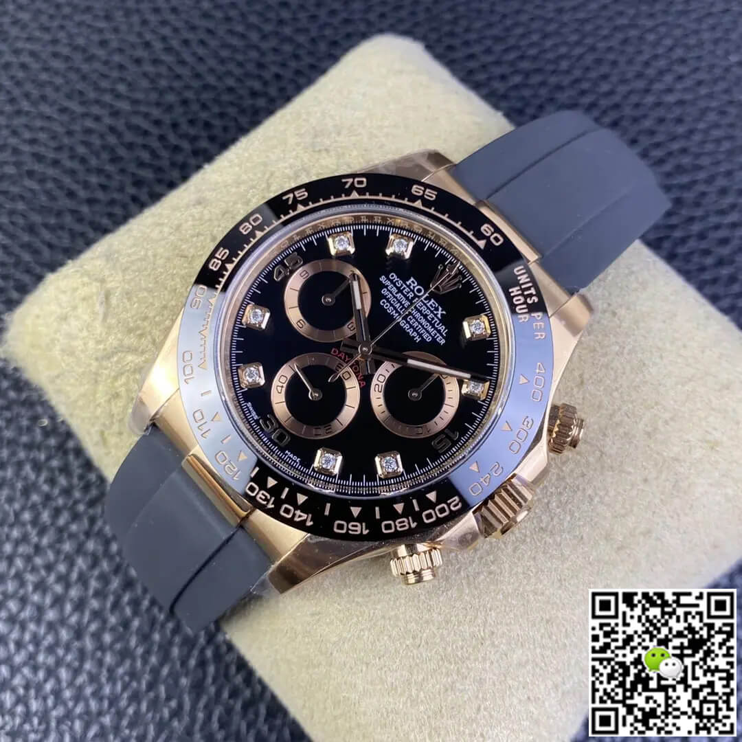 Rolex Cosmograph Daytona M116515ln-0057 Clean Factory Rubber Strap