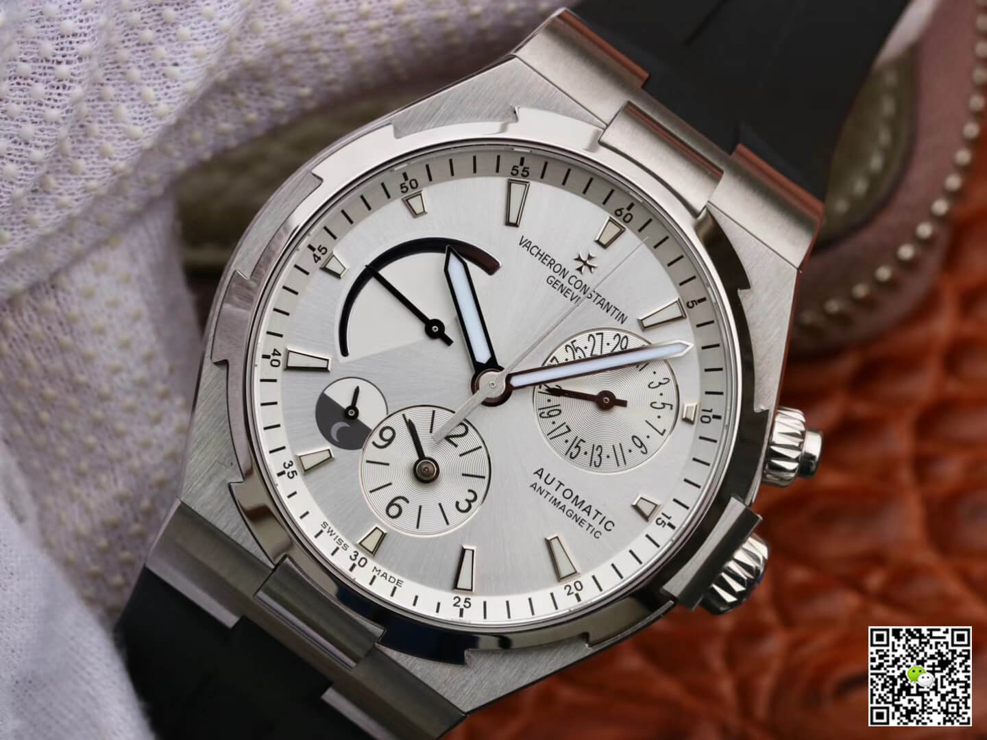 Vacheron Constantin Overseas 47450/B01A-9226 TWA Factory Rubber Strap