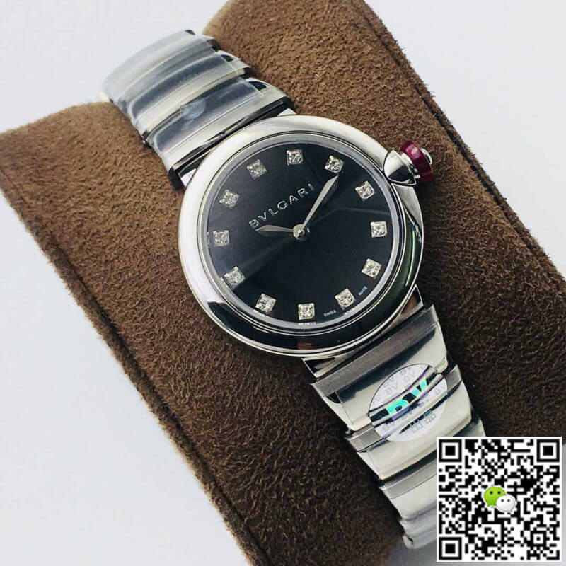 Bvlgari LVCEA BV Factory Stainless Steel Black Dial
