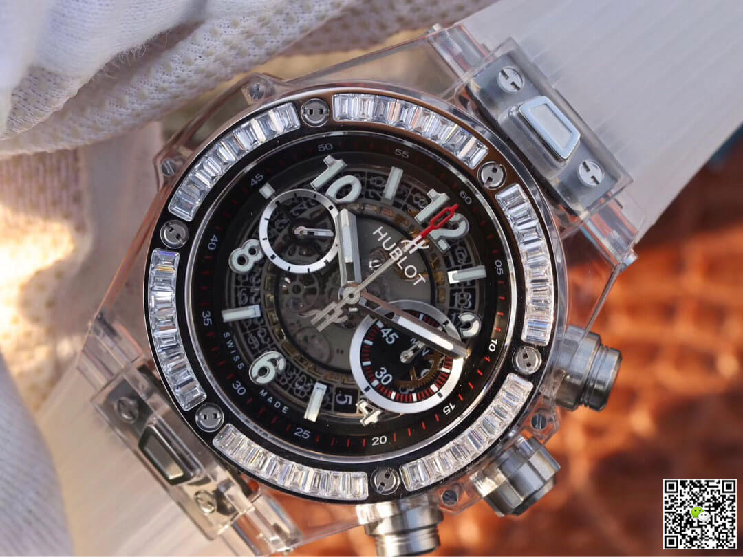 Hublot Big Bang 411.JX.4802.RT Diamond Bezel Hollow Dial