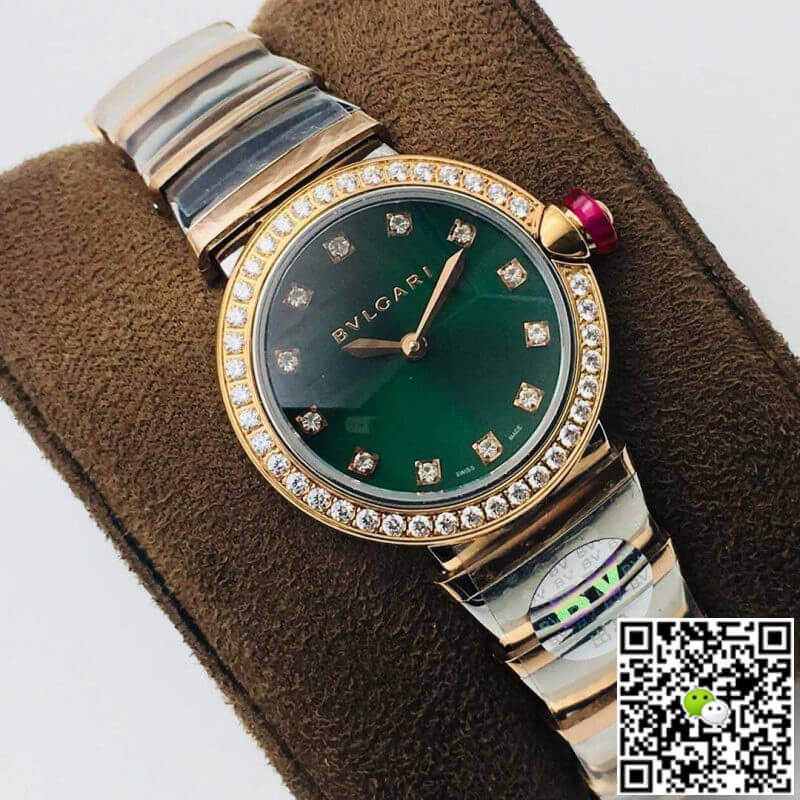 Bvlgari LVCEA BV Factory Rose Gold Green Dial