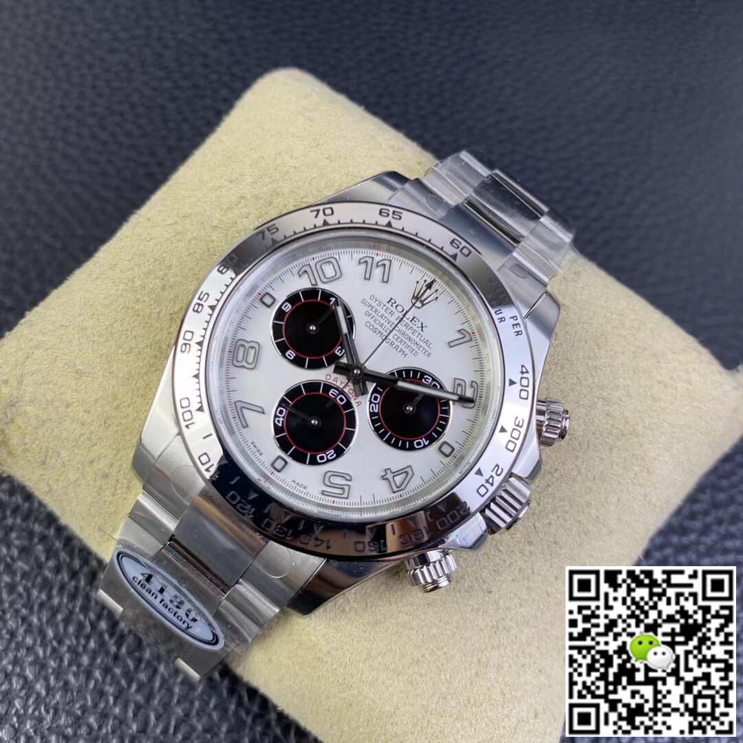 Rolex Cosmograph Daytona Clean Factory V3 Stainless Steel Strap