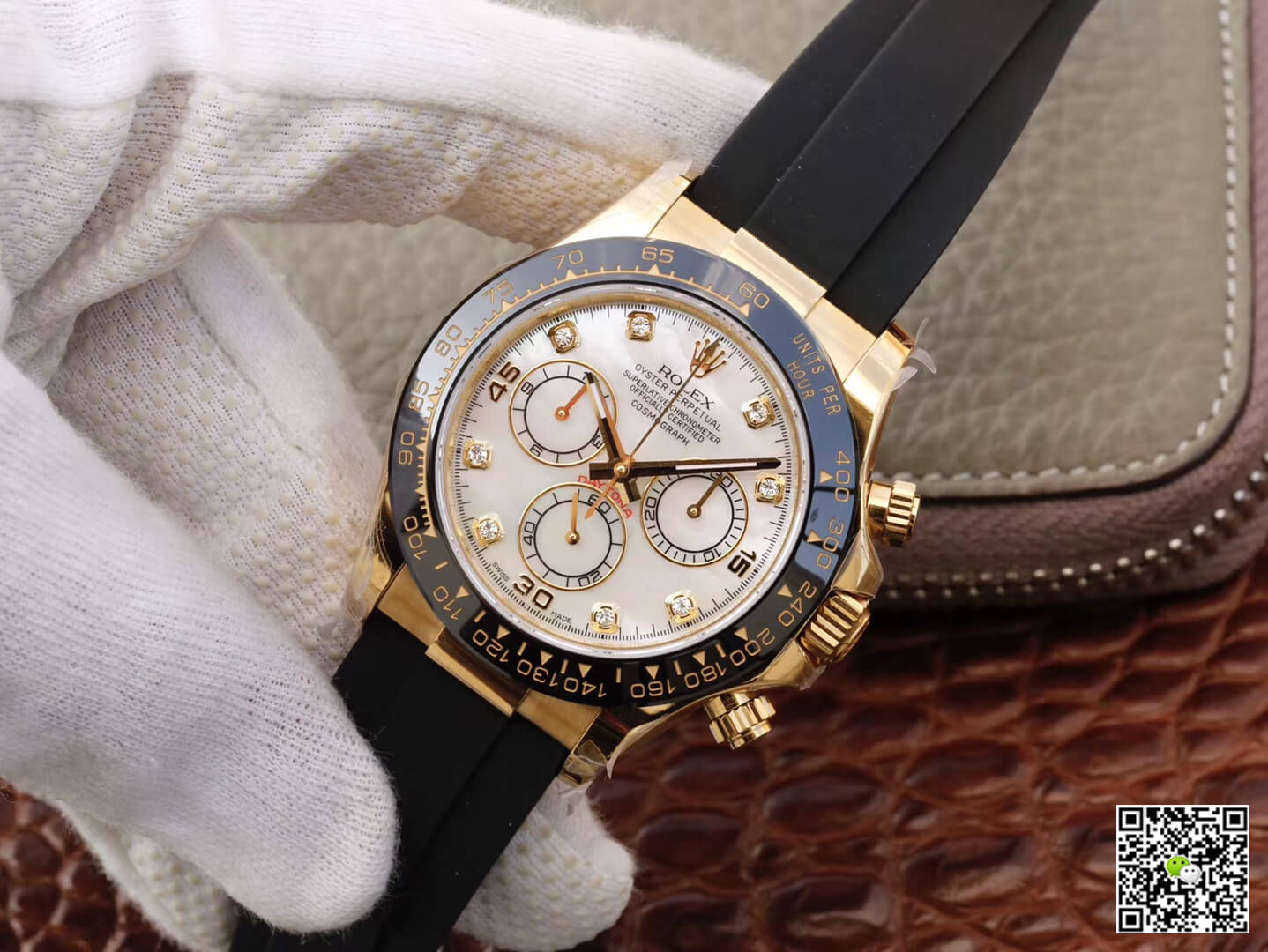 Rolex Daytona Cosmograph M116518ln-0037 JH Factory V6 Diamond Dial