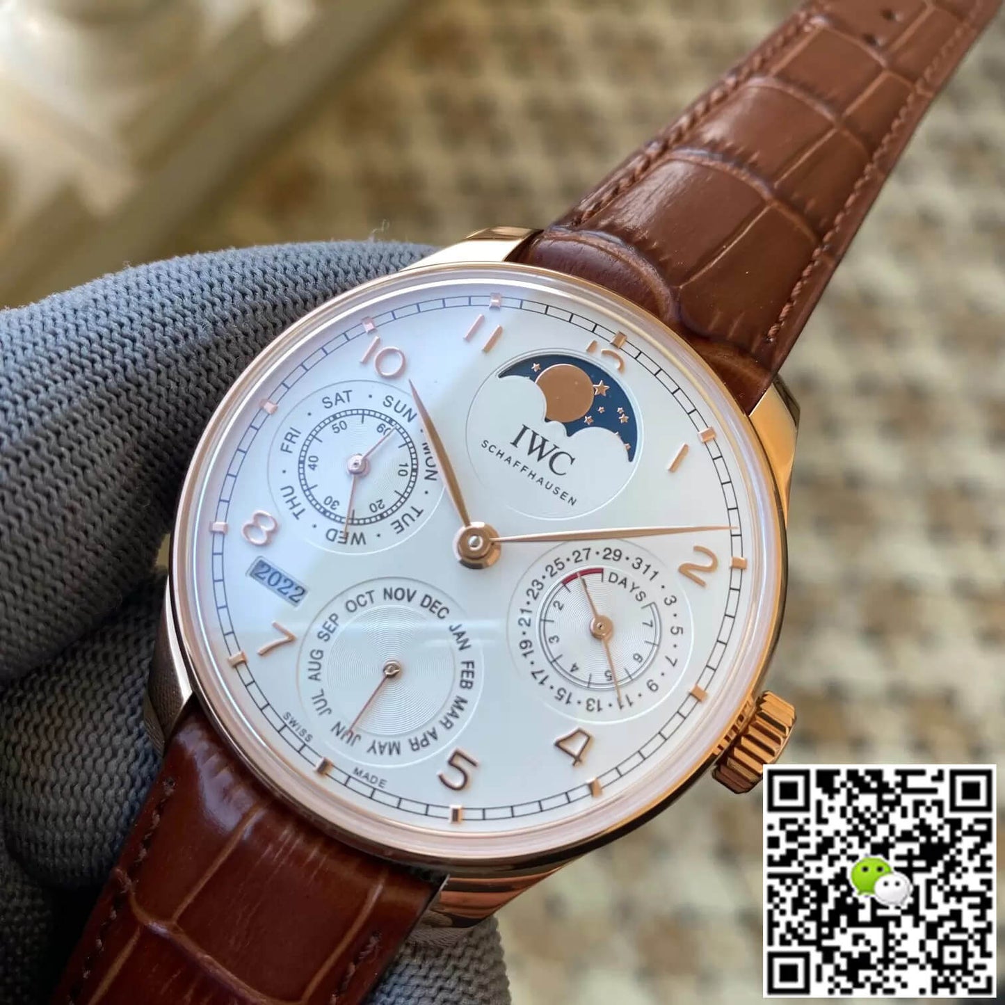 IWC Portuguese Perpetual Calendar IW503302 APS Factory Red Gold