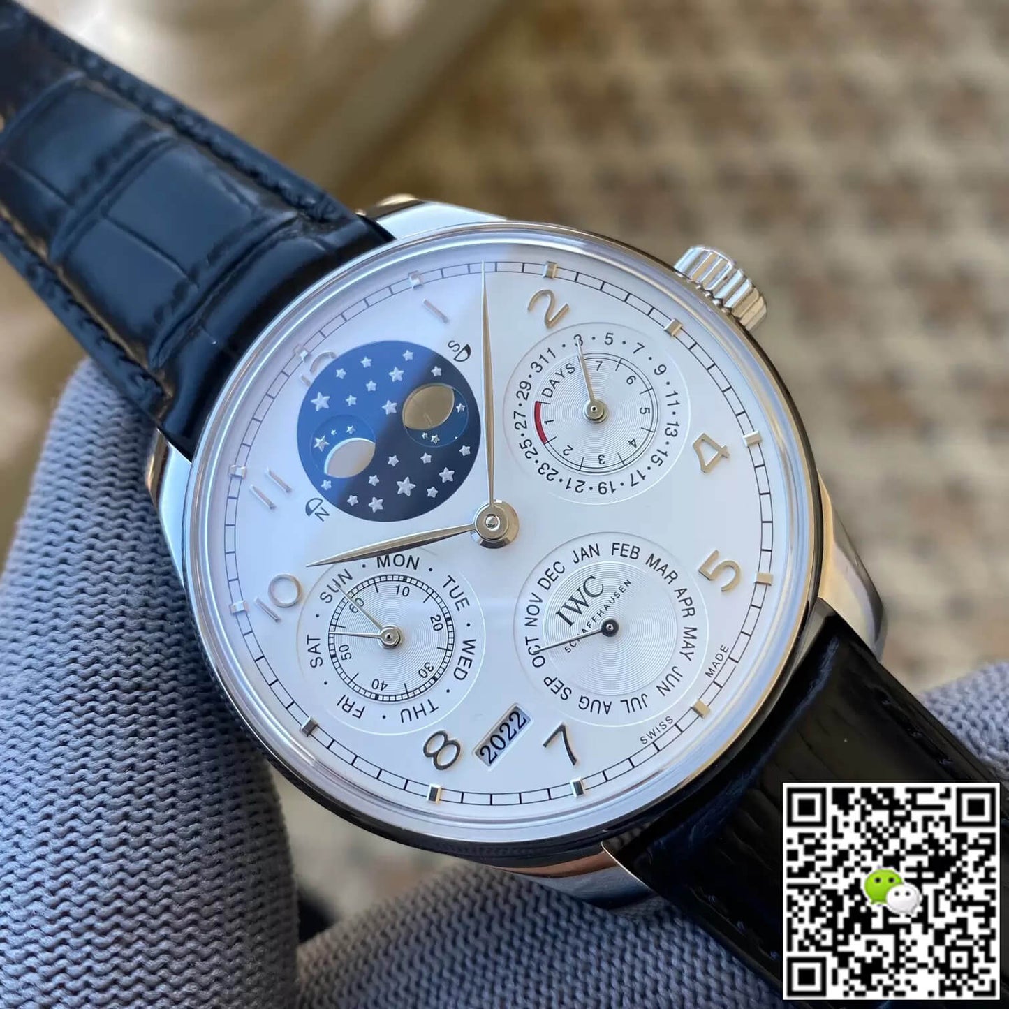 IWC Portuguese Perpetual Calendar IW503406 APS Factory White Dial