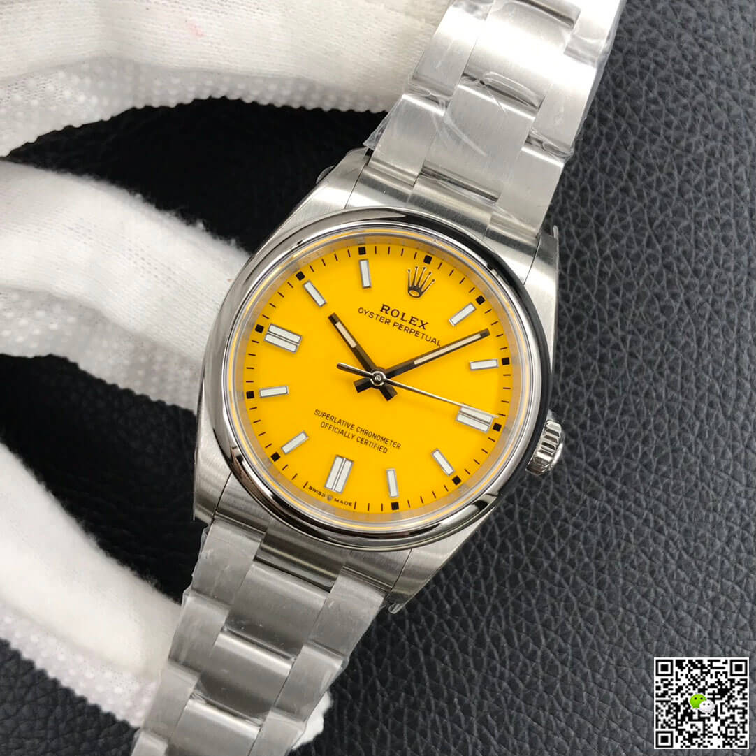 Rolex Oyster Perpetual M126000-0004 36MM EW Factory Yellow Dial