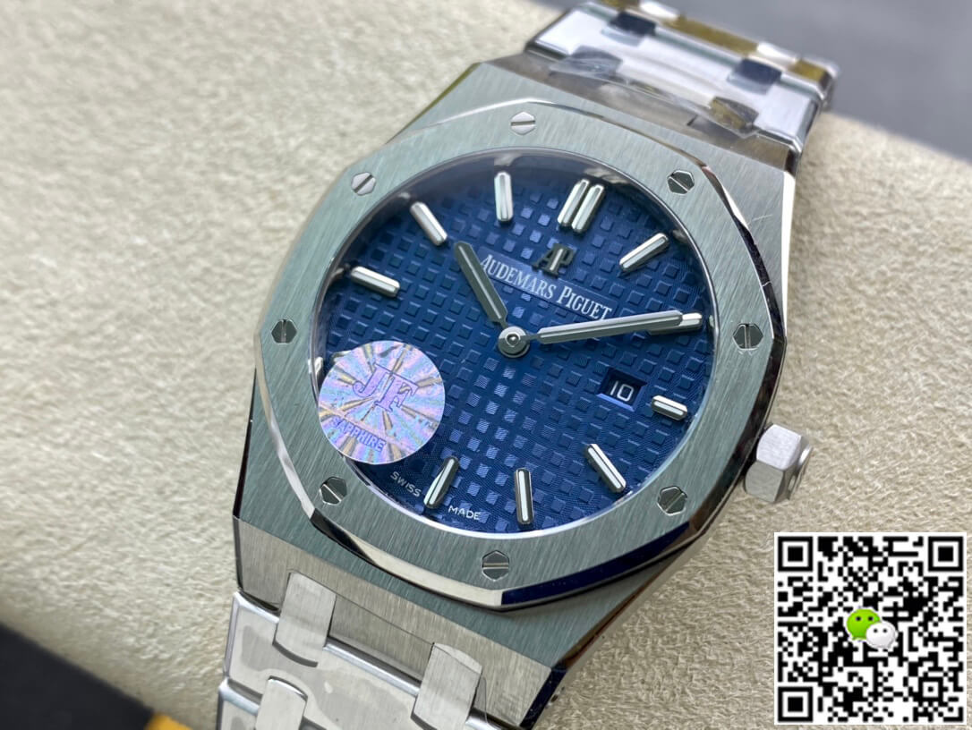 Audemars Piguet Royal Oak Quartz 67650ST.OO.1261ST.01 JF Factory Blue Dial