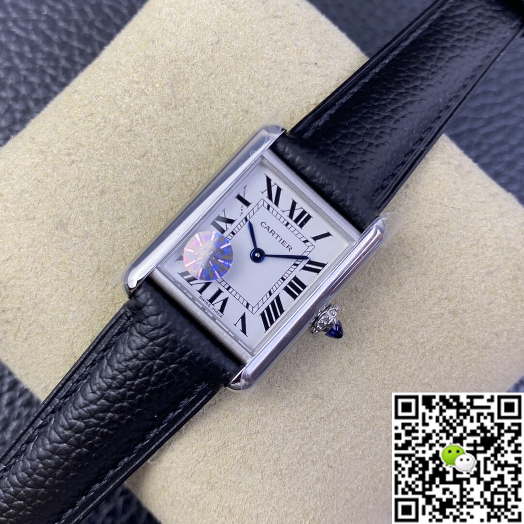 Cartier Tank WSTA0042 AF Factory Black Leather Strap