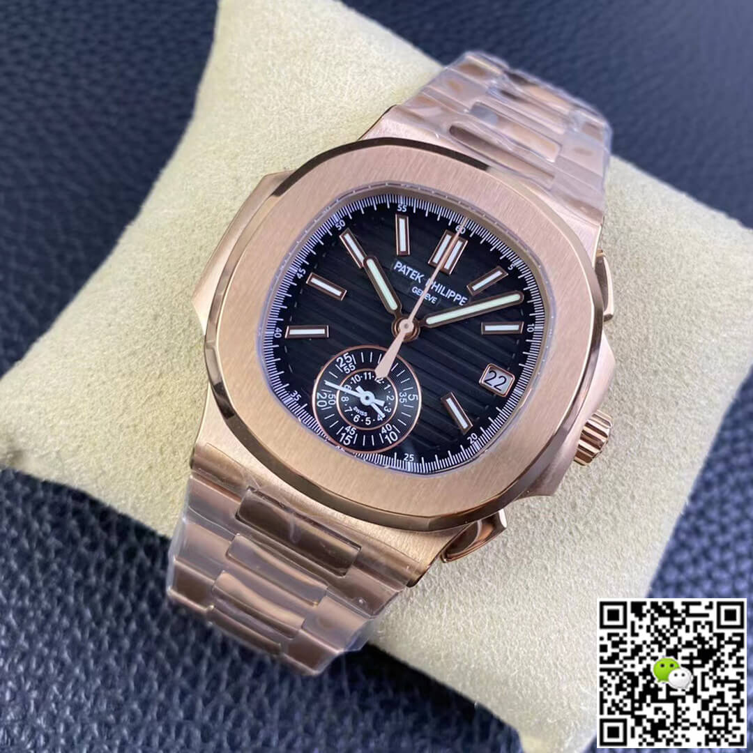 Patek Philippe Nautilus 5980/1R-001 3K Factory V2 Rose Gold