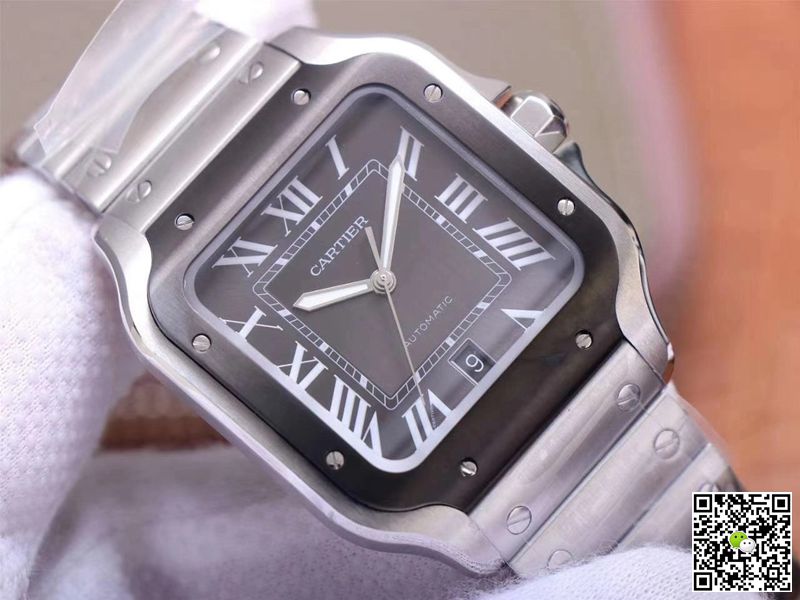 Cartier Santos de Large WSSA0037 V6 Factory Gray Dial