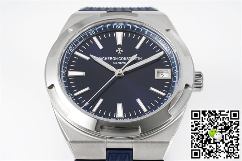 Vacheron Constantin Overseas 4500V PPF Factory Blue Rubber Strap