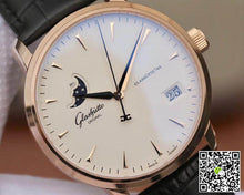 Glashutte Original Senator 1-36-04-04-02-01 Moonphase 18K Rose Gold White Dial