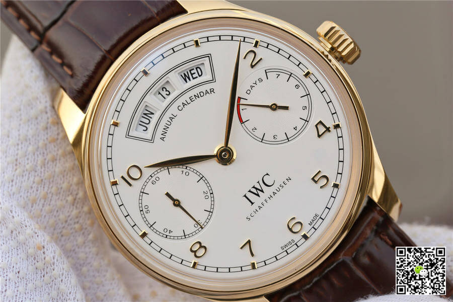 IWC Portugieser IW503502 YL Factory Gold Shell White Dial