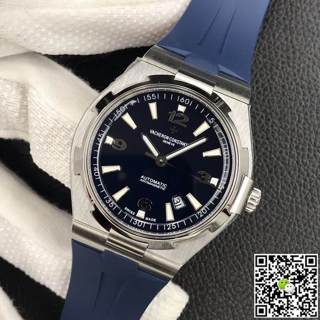 Vacheron Constantin Overseas 47040 8F Factory Blue Rubber Strap