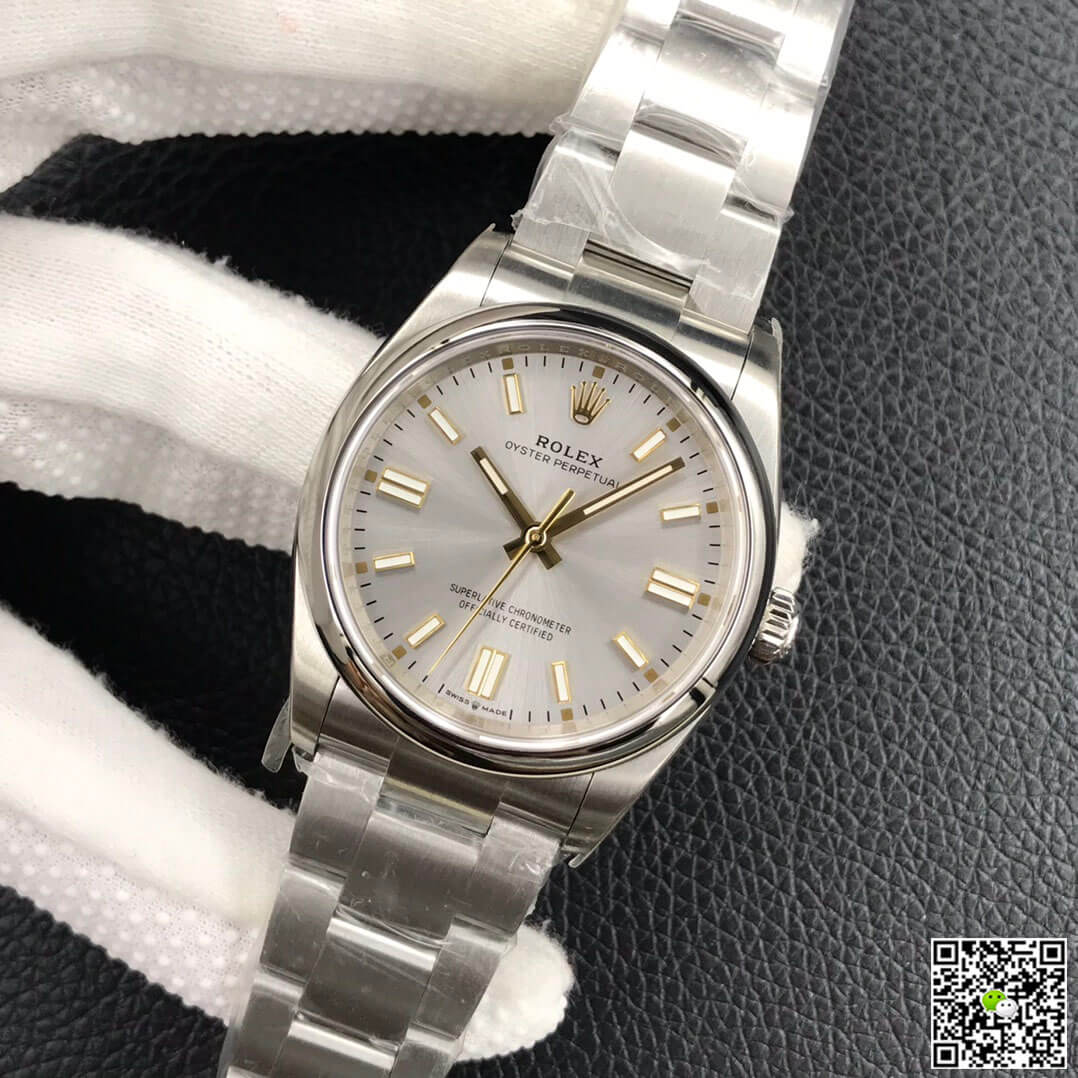 Rolex Oyster Perpetual M126000-0001 36MM EW Factory Silver Dial