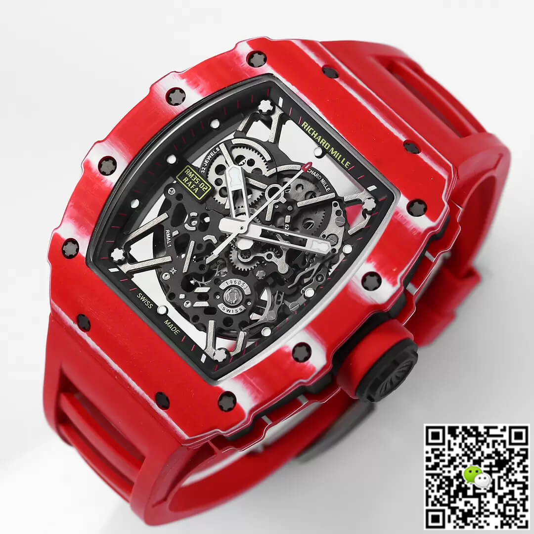 Richard Mille RM35-02 BBR Factory Red Carbon Fiber Case