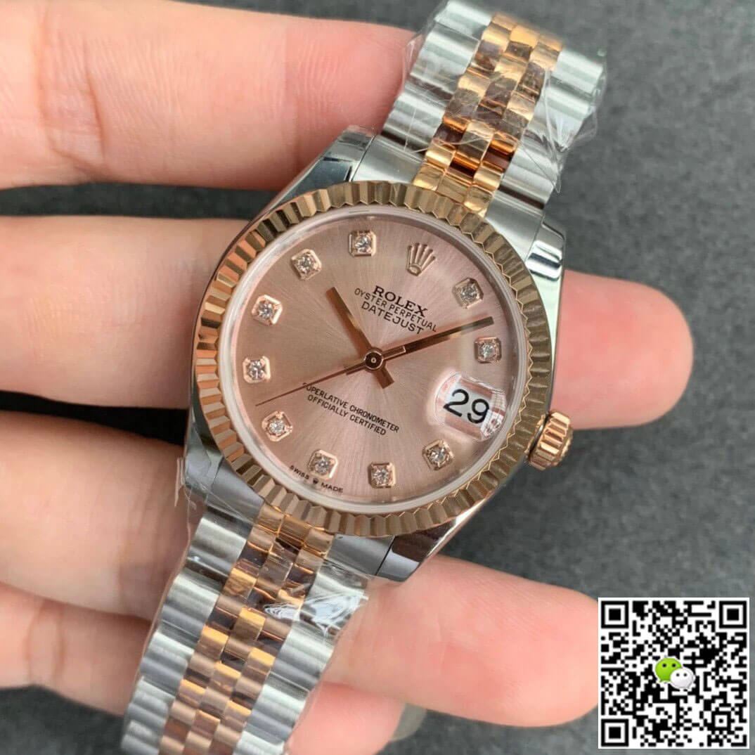 Rolex Datejust M278271-0024 GS Factory Rose Gold