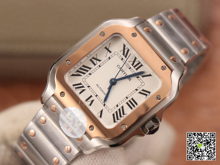 Cartier De Santos W2SA0007 BV Factory White Dial