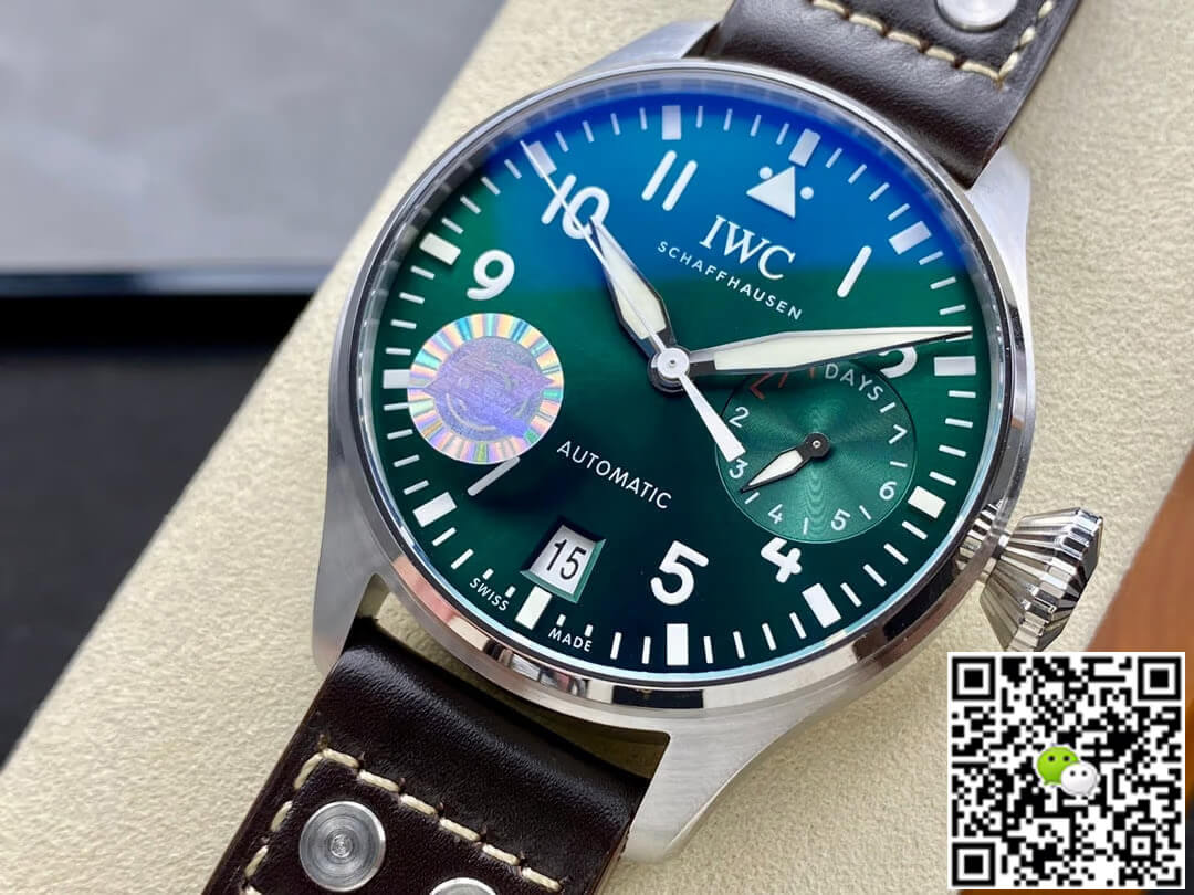 IWC Pilot IW501015 AZ Factory Green Dial