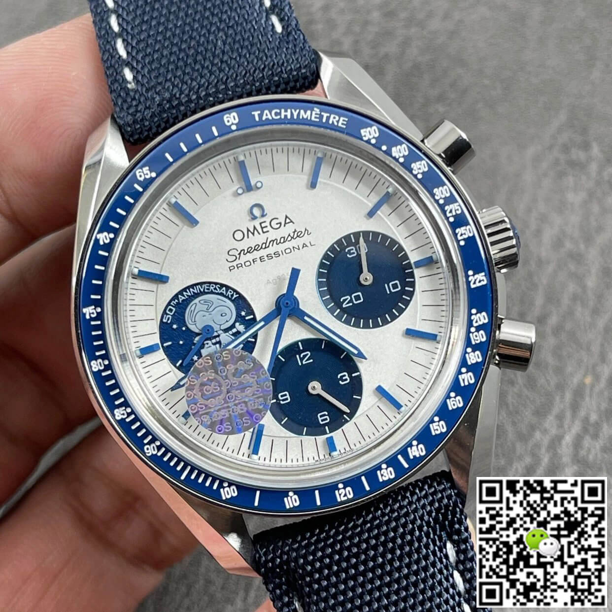 Omega Speedmaster 310.32.42.50.02.001 OS Factory Blue Ceramic Bezel