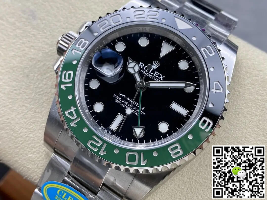 Rolex GMT Master II M126720VTNR-0001 Clean Factory V3 Black Dial