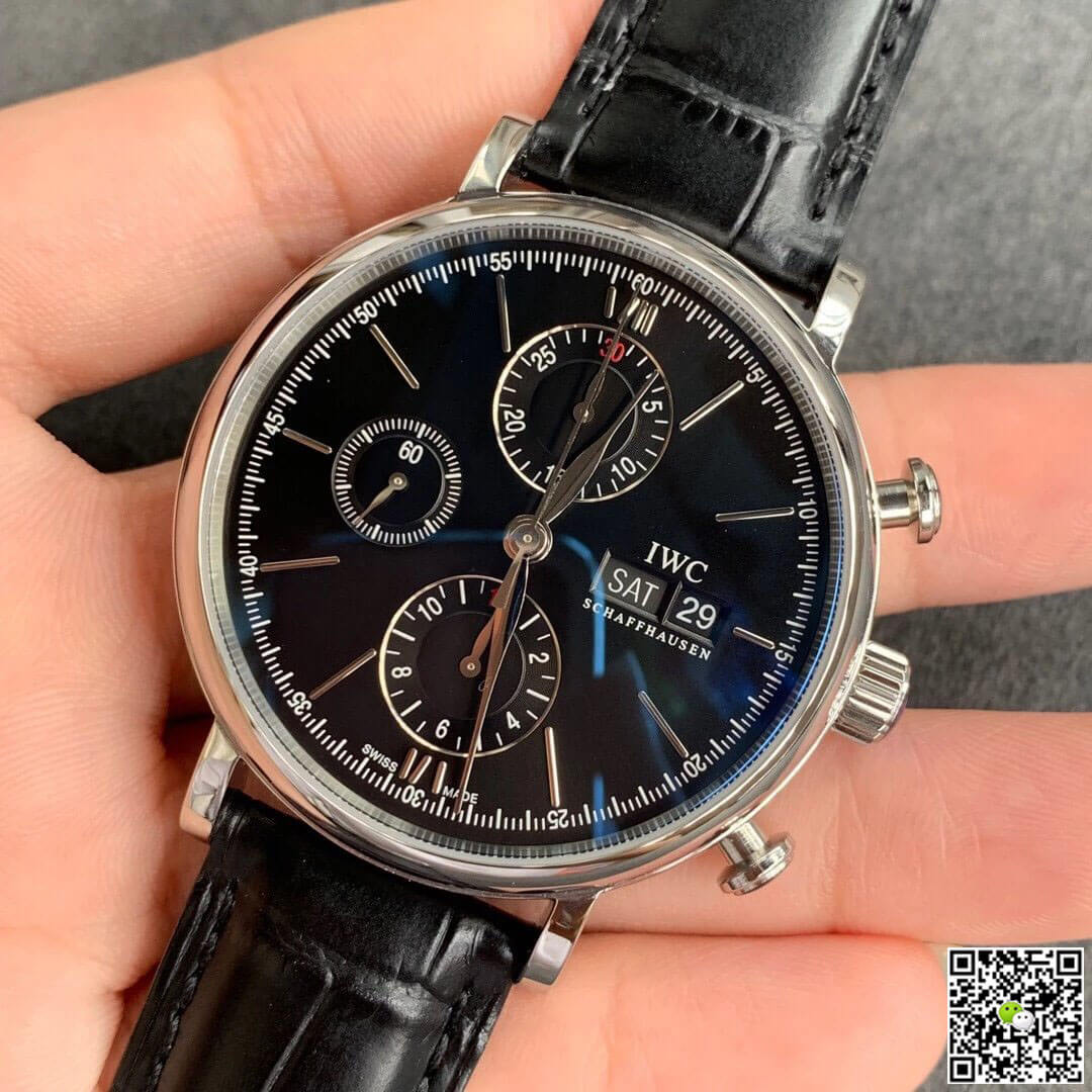 IWC Portofino IW391008 ZF Factory Stainless Steel Black Dial