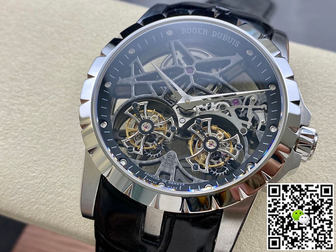 Roger Dubuis Excalibur RDDBEX0396 YS Factory Double Tourbillon Dial