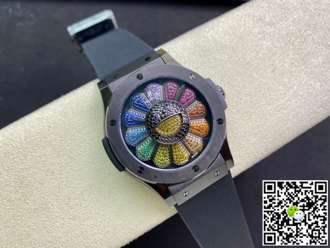 Hublot Classic Fusion Takashi Murakami 507.CX.9000.RX.TAK21 Sunflower Ceramic Bezel