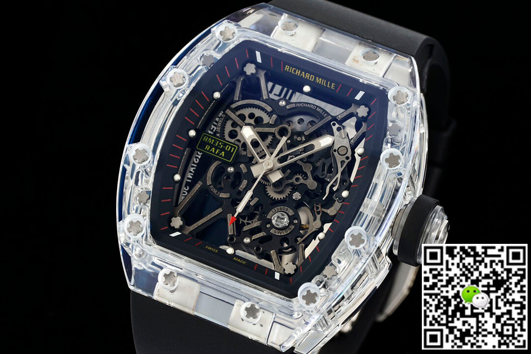 Richard Mille RM35-01 RM Factory Black Rubber Strap