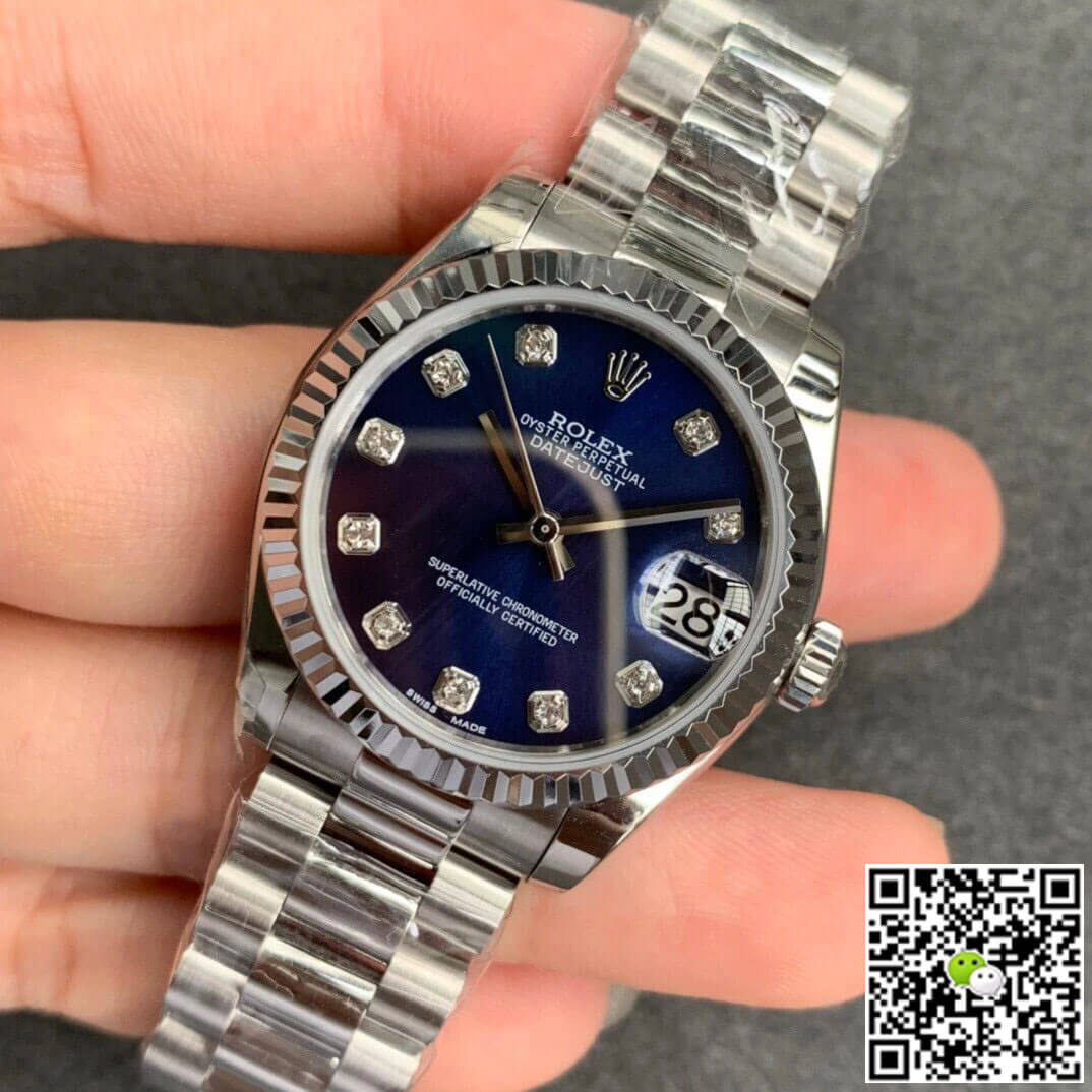 Rolex Datejust 31MM GS Factory Blue Dial