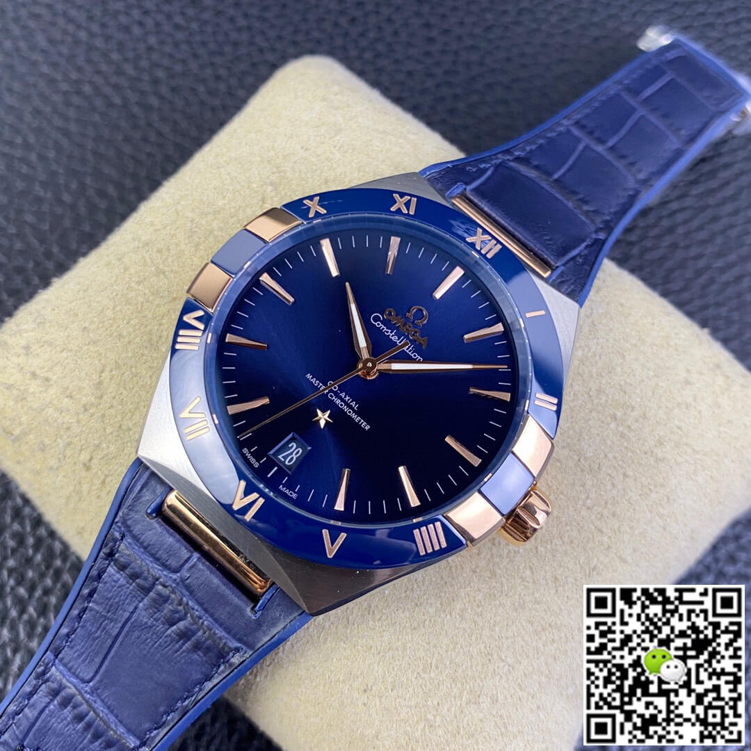 SBF Omega Constellation 131.23.41.21.03.001 VS Factory Blue Dial