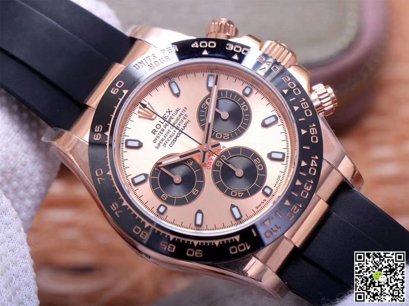 Rolex Daytona M116515LN-0021 Noob Factory Pink Dial 4130 Movement