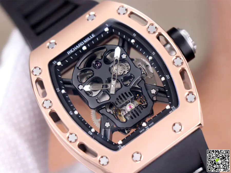 Richard Mille RM52-01 Tourbillon JB Factory Ceramic Skull Dial