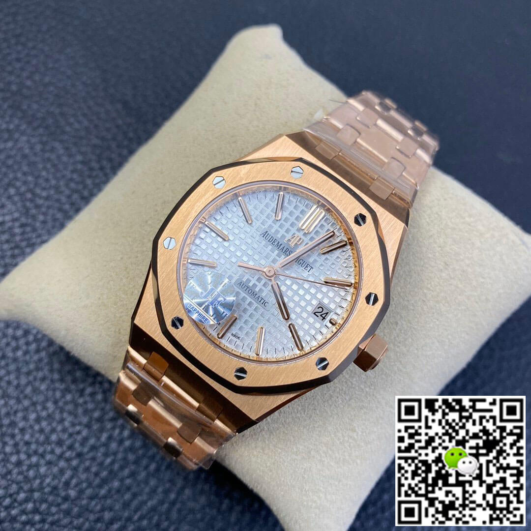 Audemars Piguet Royal Oak 15450OR.OO.1256OR.01 JF Factory Silver Dial