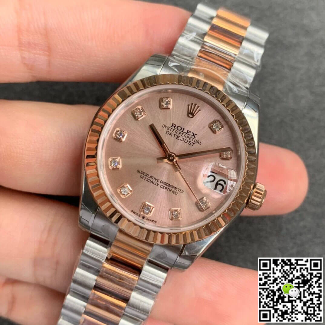 Rolex Datejust M278271-0023 GS Factory Rose Gold