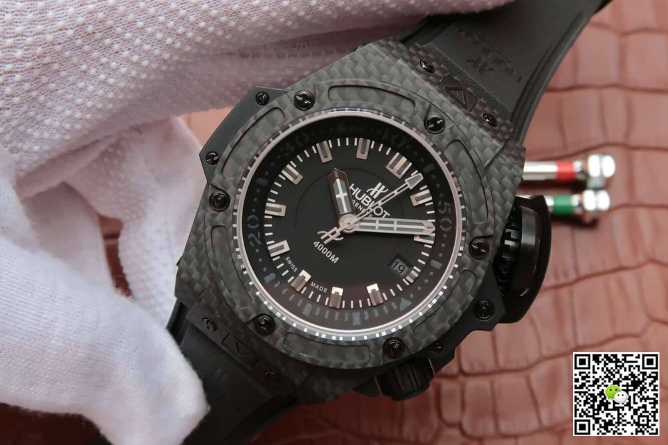 Hublot King Power Oceanographic 4000M 731.QX.1140.RX V6 Factory Forged Carbon Fiber