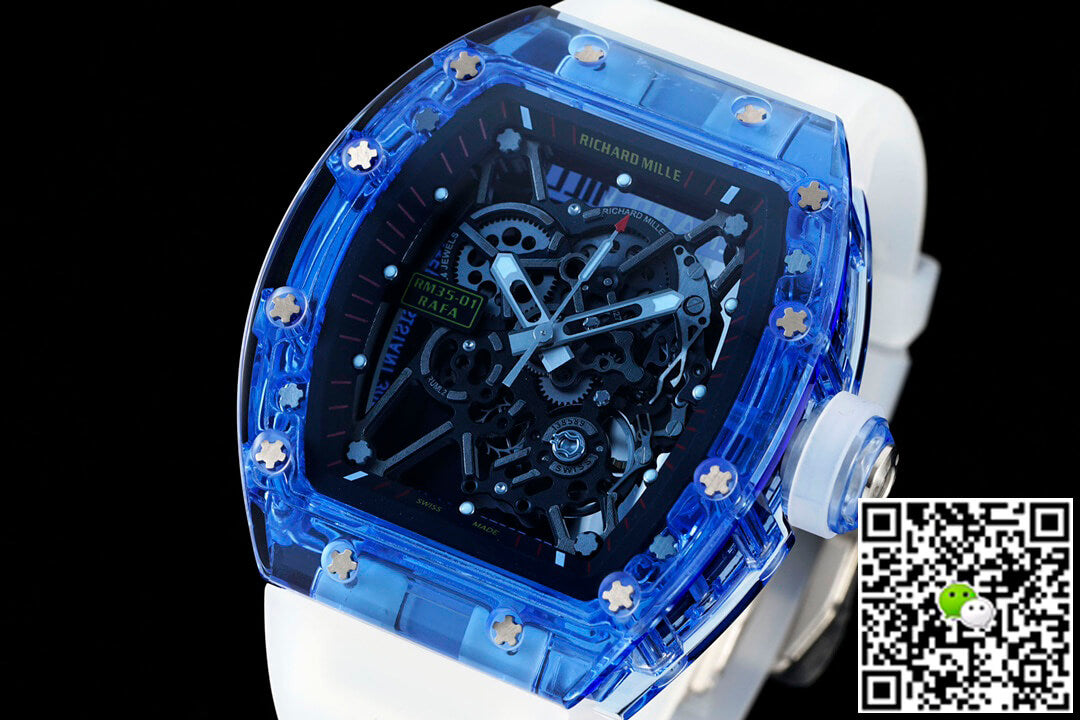 Richard Mille RM35-01 RM Factory Blue Skeleton Dial