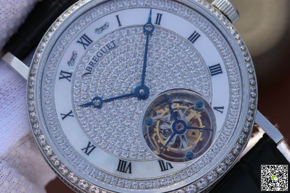 Breguet Classique Ultra-Thin Tourbillon Stainless Steel Diamond Dial