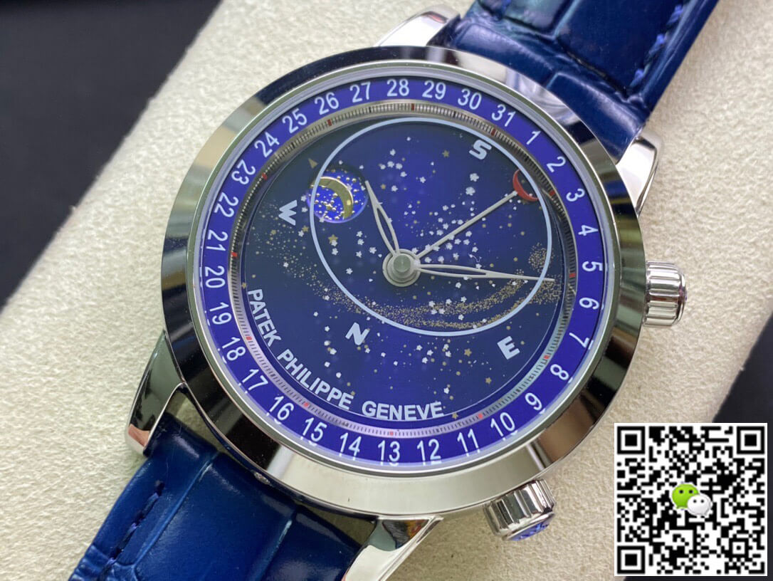 Patek Philippe Grand Complications 6102P-001 AI Factory Sky Moon Blue Dial