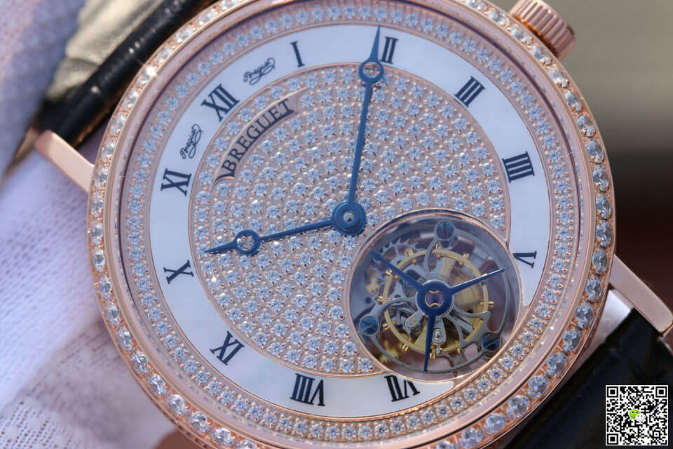 Breguet Classique Ultra-Thin Tourbillon Rose Gold Diamond Dial